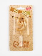 Свеча в торт «Театральная», цифра 9, золотой металлик - фото 115700676 Свеча в торт «Театральная», цифра 9, золотой металлик - фото 115700676