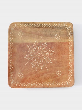 Блюдо «Звезда», 20.5×20.5×3 см, дерево манго 10563643