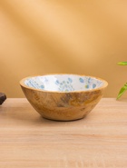 Салатник «Черепаха и цветы», 17.5×17.5×6.5 см, дерево манго - Фото 1