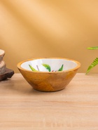 Салатник «Лимоны», 17.5×17.5×6.5 см, дерево манго - Фото 1