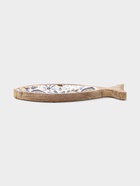 Блюдо в форме рыбки «Васильки», 32×11.5×2 см, дерево манго 10563675