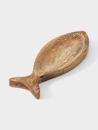 Блюдо в форме рыбки «Пряник», 32×11.5×2 см, дерево манго - фото 23587634