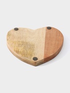 Блюдо в форме сердца «Крабы», 20.5×20×2.3 см, дерево манго - фото 23587647