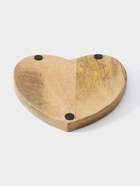 Блюдо в форме сердца «Пряник», 20.5×20×2.3 см, дерево манго - фото 23587655