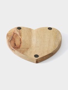 Блюдо в форме сердца «Оливковая ветвь», дерево манго, 20.5×20×2.3 см - фото 23587658