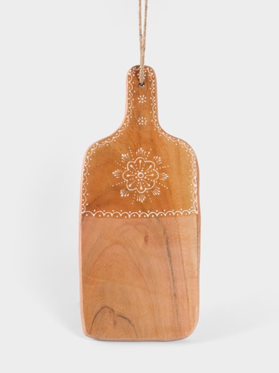 Доска разделочная прямоугольная «Пряник», 41×18 см, дерево манго