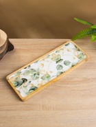 Блюдо прямоугольное «Листья», 41×15 см, дерево манго - Фото 2