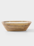 Свеча в деревянной чаше, парафин и соевый воск, 20×13×5.5 см - Фото 4