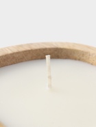 Свеча в деревянной чаше, парафин и соевый воск, 20×13×5.5 см - Фото 5