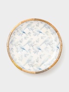Блюдо «Синие птицы», 25×25×4.5 см, дерево манго - Фото 2