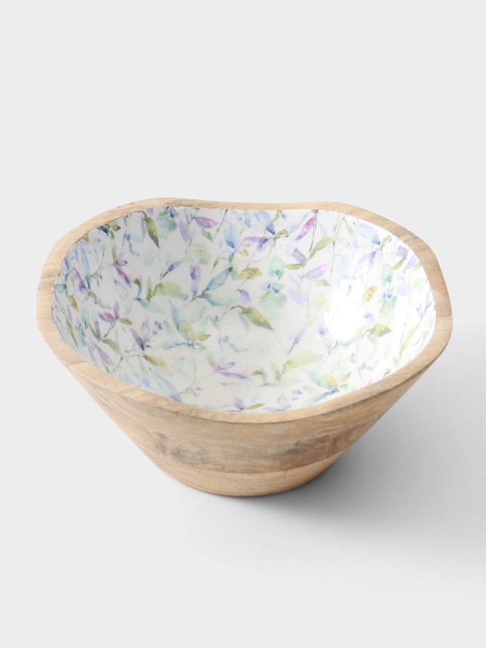 Салатник «Оттенки сирени», 23×23×10.5 см, дерево манго - Фото 1