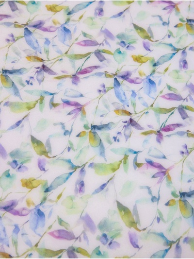 Поднос круглый с бортиками «Оттенки сирени», 35×35×6.5 см, дерево манго