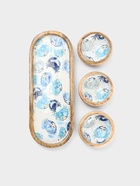 Набор розеток на подносе «Крабы», 3 шт., 33.5×13×6.5 см, дерево манго - Фото 2