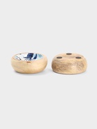 Набор розеток на подносе «Крабы», 3 шт., 33.5×13×6.5 см, дерево манго - Фото 4