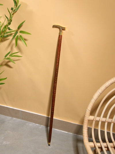 Трость «Домино», 92 см, шишам, латунь