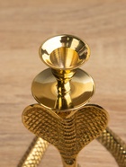 Подсвечник «Золотая кобра», латунь, 8.5×11×12.5 см 10620476