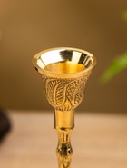 Подсвечник «Павлиний хвост», латунь, 7×7×19 см - фото 808938883