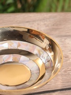 Блюдо сервировочное "Золотая с перламутром" латунь 14,5х14,5х5 см - фото 808974727