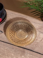 Блюдо сервировочное «Ажурное», латунь, 17×17×3 см - фото 808974744