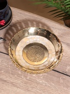 Блюдо сервировочное "Жар-Птица" латунь с перламутром 19,5х19,5х5,5 см - фото 808974768