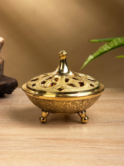 Сахарница на ножках «Космическая», 11×11×10 см, латунь