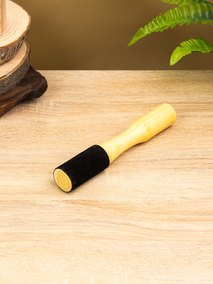 Молоток для поющей чаши, 3×3×17.5 см, манговое дерево - Фото 1