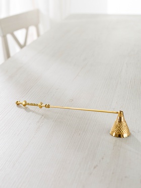 Гаситель для свечей «Еловая шишка», 28.5 см, латунь (комплект 4 шт)