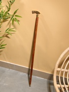 Трость деревянная, 94 см, дерево шишам, латунь - Фото 1