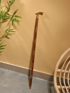 Трость деревянная, 94 см, дерево шишам, латунь - Фото 2