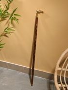 Трость «Орёл», 94 см, с шахматным рисунком, дерево шишам, латунь - Фото 2