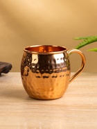 Кружка рельефная, 13×8×9.5 см, медь - Фото 4