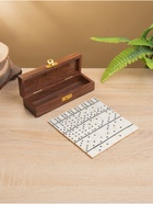 Настольная игра "Домино" 17.5х5,5х4,5 см, дерево шишам, кость 10620605 - фото 319831421