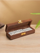 Настольная игра «Домино», 17.5×5.5×4.5 см, дерево шишам, кость - Фото 3
