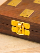 Настольная игра «Домино», 18.5×7.5×4 см, дерево шишам, латунь - Фото 5