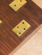 Настольная игра «Домино», 18.5×7.5×4 см, дерево шишам, латунь - Фото 6
