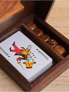 Шкатулка для хранения игральных карт, 12.5×12.5 см, дерево шишам, латунь - Фото 5