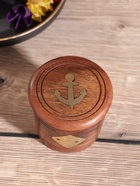 Кости игральные в шкатулке, 6.5×6.5×6 см, дерево шишам, латунь - Фото 3