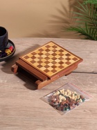 Шахматный столик складной, 15.5×20×4.5 см, дерево шишам - Фото 6