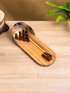 Настольная игра «Мини боулинг», 30×11×6 см, манговое дерево, алюминий - Фото 1