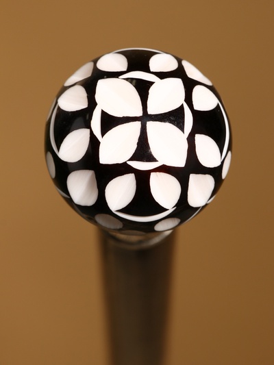 Трость, 90 см, манговое дерево, латунь, смола