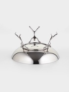 Салатник на подставке «Дуэт», 20.5×20.5×12.5 см, нержавеющая сталь, латунь - фото 67927547