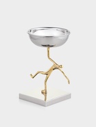 Блюдо сервировочное на подставке «Человек», d=13 см, нержавеющая сталь, латунь  (артикул 10647833)  большой выбор товаров оптом и в розницу по низким ценам с доставкой