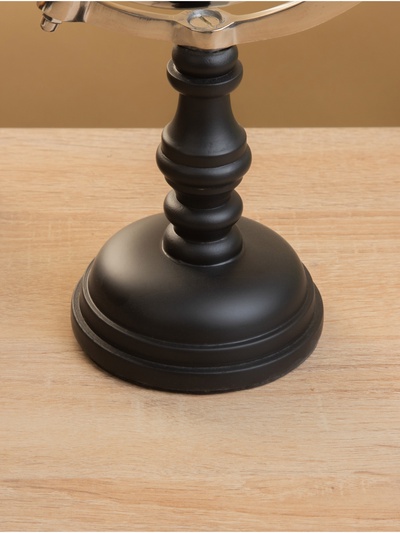 Глобус сувенирный «Темная ночь», 15×17.5×31 см, стекло, дерево