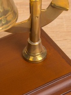 Колокол настольный с подставкой для ручки 10×18×18 см, латунь, дерево - Фото 5