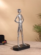 Сувенир «Кот в сапогах», 9×17.5×39 см, алюминий, сталь, дерево - Фото 2