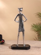 Сувенир «Кот в сапогах», 9×17.5×39 см, алюминий, сталь, дерево - Фото 3