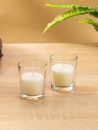 Свечи в стакане DAZZLE CANDLE 70 г, набор 2 шт., свежий лён 10660076 - фото 16428024