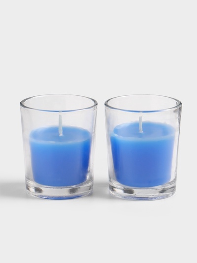 Свечи в стакане DAZZLE CANDLE 70 г, набор 2 шт., звёздная ночь