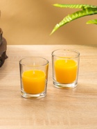 Свечи в стакане DAZZLE CANDLE 70 г, набор 2 шт., лимон 10660079 - фото 16428036