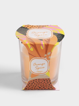 Свеча ароматическая "Candle" 85 гр, апельсиновые специи